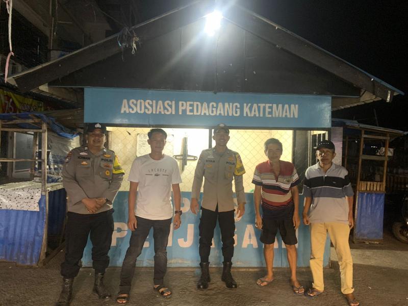 Usai Libur Lebaran, Polsek Kateman Intensifkan Sambang Poskamling