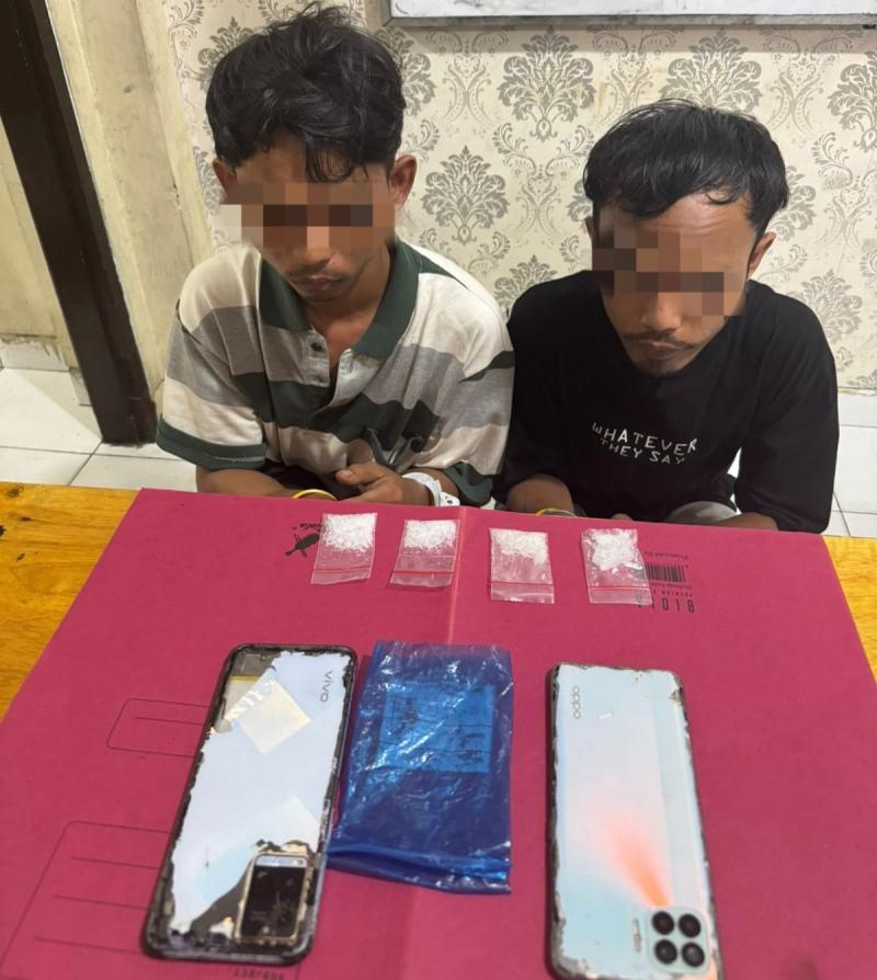 Satresnarkoba Polres Siak Bongkar Peredaran Sabu 8,47 Gram di Kandis, Dua Bandar Dibekuk