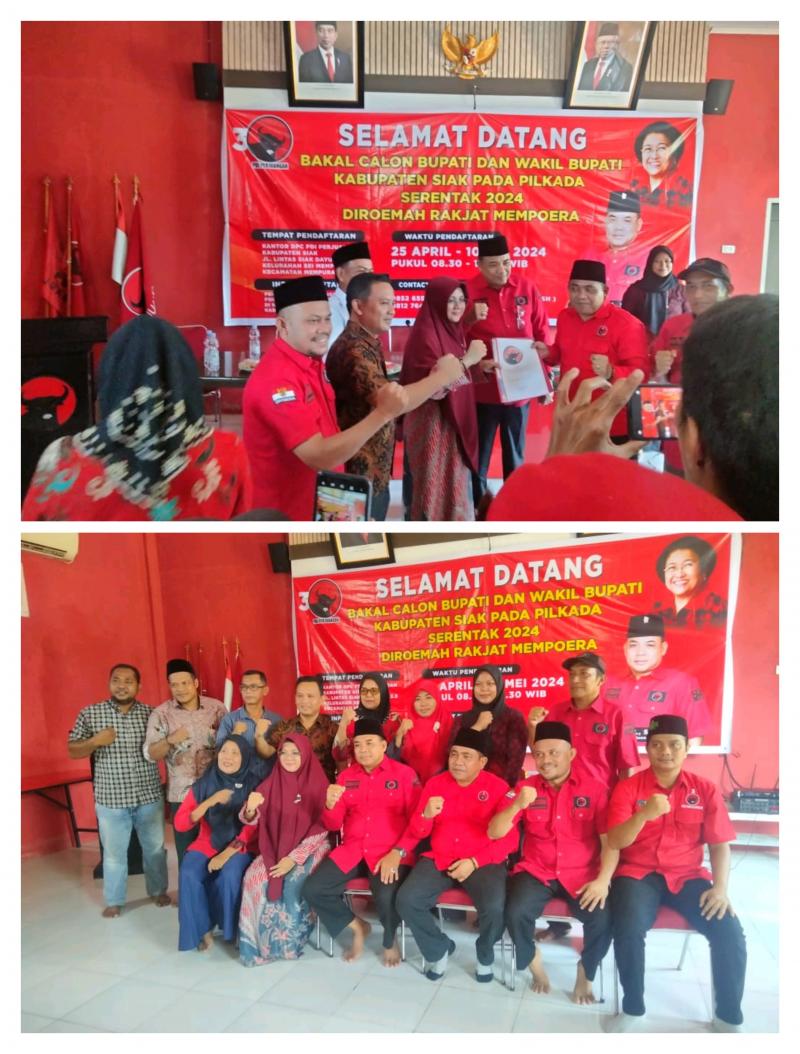 Afni Z Daftarkan Jadi Calon Bupati Siak ke PDI-P