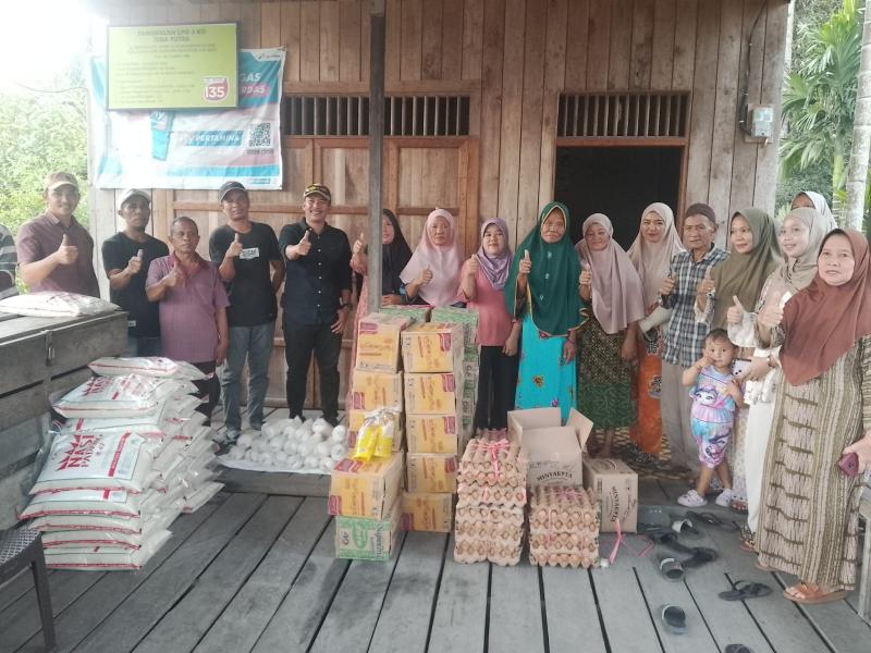 KEBAKARAN RUMAH WARGA DUSUN PASAR: PT MUTIARA SABUK KHATULISTIWA (MSK) & PT BDL SALURKAN BANTUAN BAGI 23 KELUARGAAN
