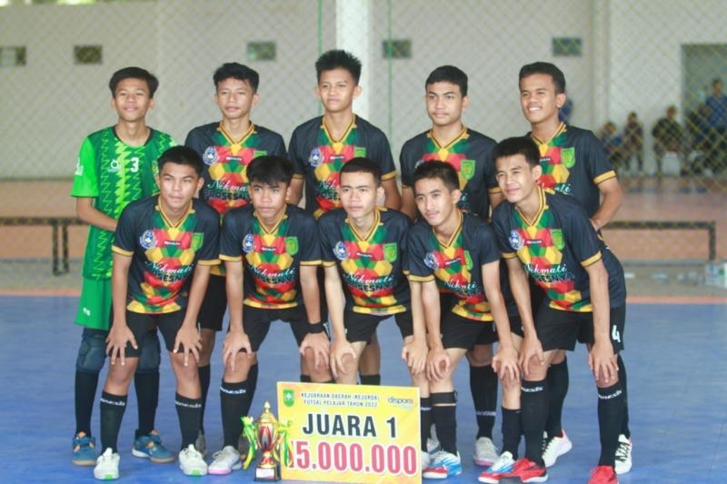 Tim Futsal Inhil Juara Kejurda Riau U-16