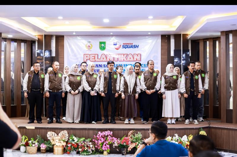 Nurliah Resmi Pimpin Squash Riau Periode 2026-2030
