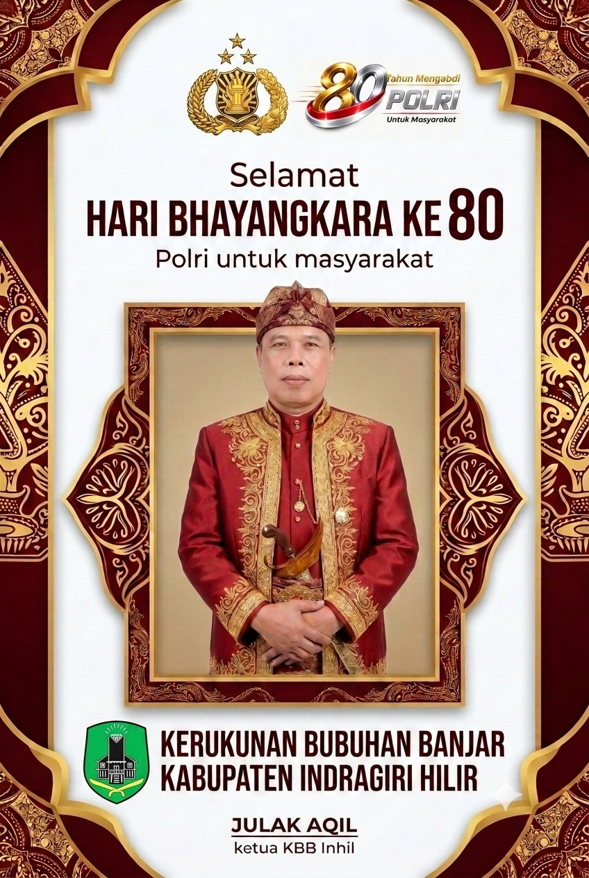 KBB INHIL MENGUCAPKAN SELAMAT HARI BHAYANGKARA KE 80